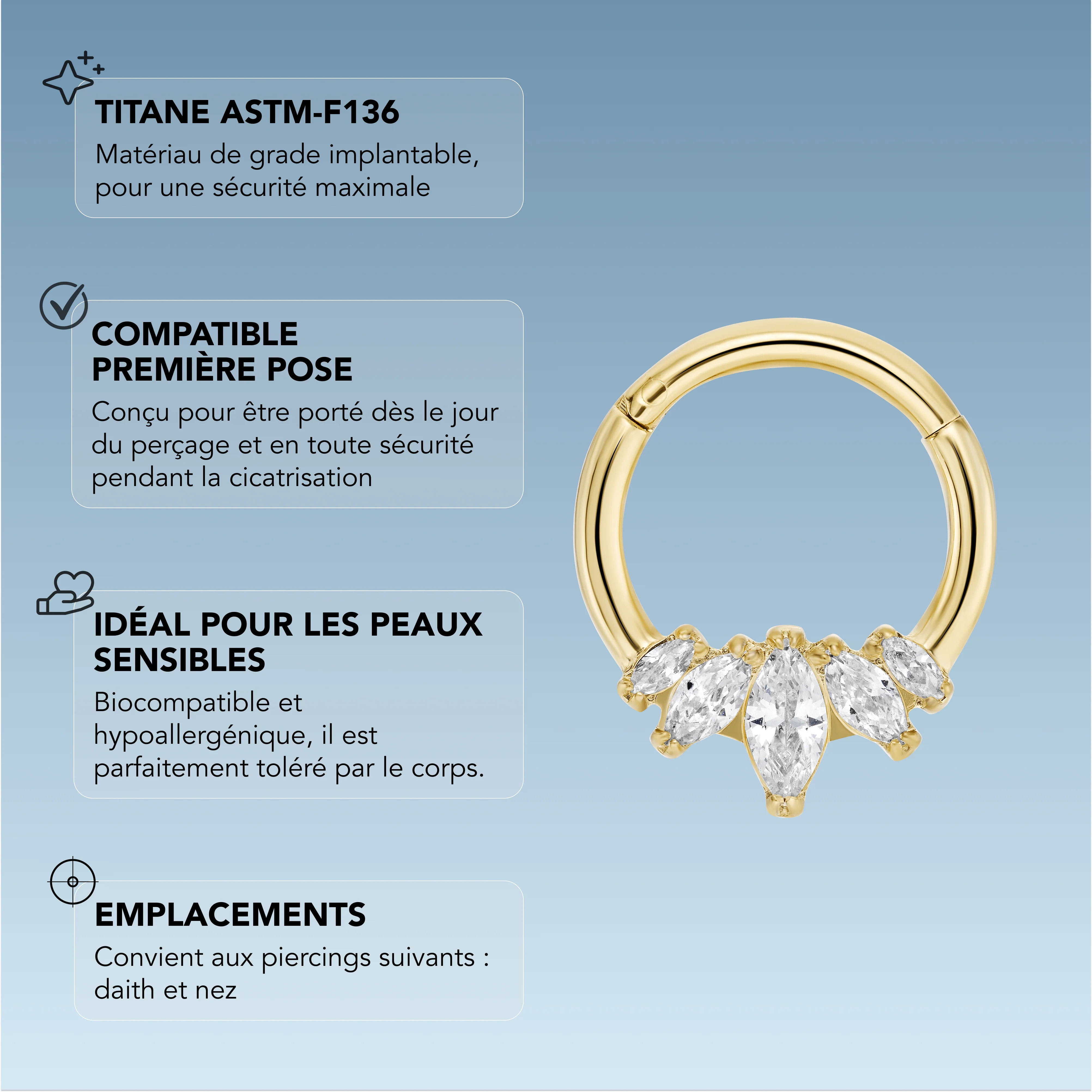 Daith Panthère Blanche - Image 3